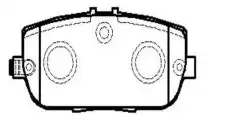 Тормозные колодки дисковые CTR CKMZ-46