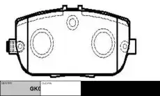 Тормозные колодки дисковые CTR CKMZ-46