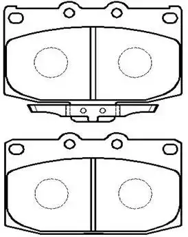 Тормозные колодки дисковые HSB HP8274