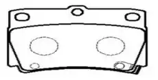 Тормозные колодки дисковые CTR CKM-34