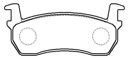 Тормозные колодки дисковые HSB HP8342
