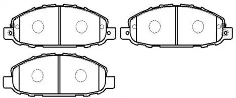 Тормозные колодки дисковые HSB HP8373