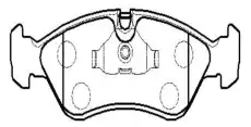 Тормозные колодки дисковые CTR CKG-33