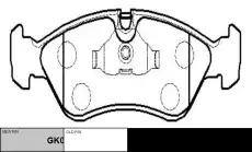 Тормозные колодки дисковые CTR CKG-33