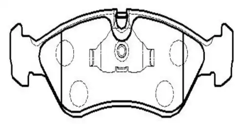 Тормозные колодки дисковые CTR CKG-33