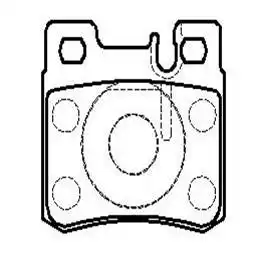 Тормозные колодки дисковые HSB HP8406