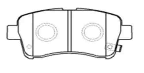 Тормозные колодки дисковые CTR CKS-2
