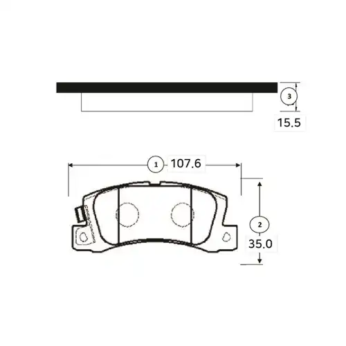 Тормозные колодки дисковые CTR CKT-81