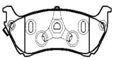 Тормозные колодки дисковые CTR CKVW-17
