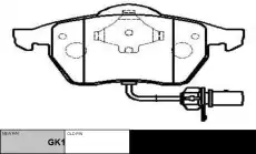 Тормозные колодки дисковые CTR CKVW-28