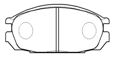 Тормозные колодки дисковые CTR CKN-86