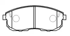 Тормозные колодки дисковые CTR CKN-92