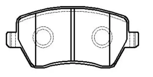 Тормозные колодки дисковые CTR CKN-126