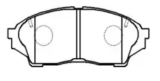 Тормозные колодки дисковые CTR CKT-146