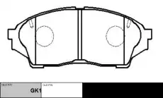 Тормозные колодки дисковые CTR CKT-146