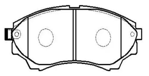 Тормозные колодки дисковые CTR CKF-33