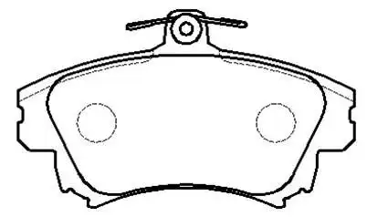 Тормозные колодки дисковые HSB HP9291