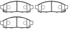 Тормозные колодки дисковые HSB HP9293