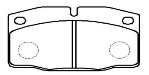 Тормозные колодки дисковые передняя ось CTR CKG-37