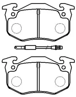 Тормозные колодки дисковые HSB HP9331