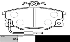 Тормозные колодки дисковые CTR CKFI-7
