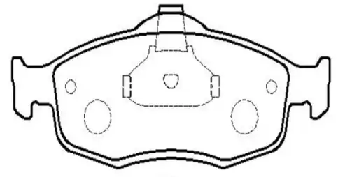 Тормозные колодки дисковые CTR CKF-37
