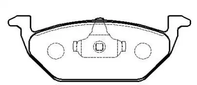 Тормозные колодки дисковые HSB HP9409
