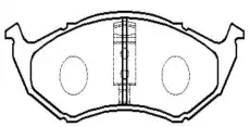 Тормозные колодки дисковые CTR CKCR-23