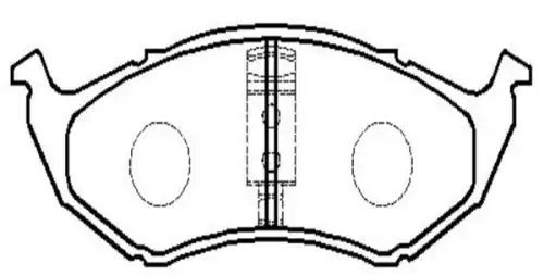 Тормозные колодки дисковые CTR CKCR-23