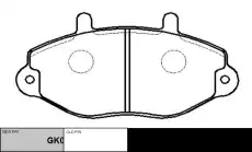 Тормозные колодки дисковые CTR CKF-40