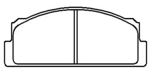 Тормозные колодки дисковые CTR CKFI-10