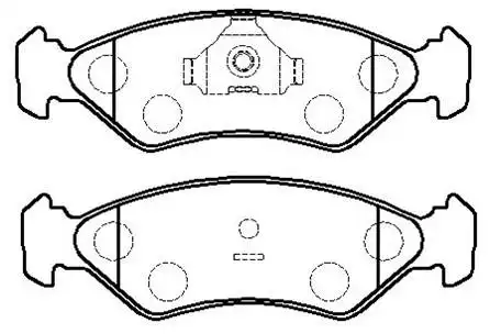 Тормозные колодки дисковые HSB HP9466