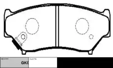 Тормозные колодки дисковые CTR CKG-40
