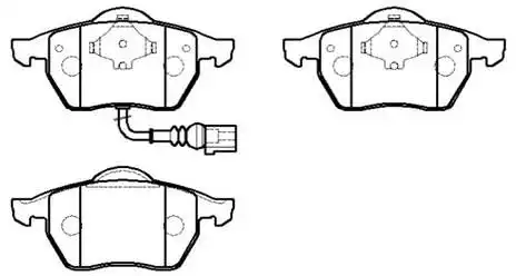 Тормозные колодки дисковые HSB HP9471