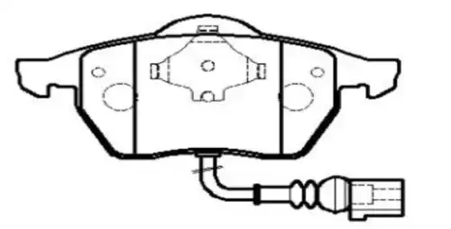 Тормозные колодки дисковые CTR CKVW-56