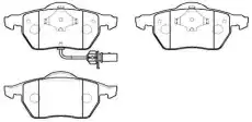 Тормозные колодки дисковые HSB HP9482