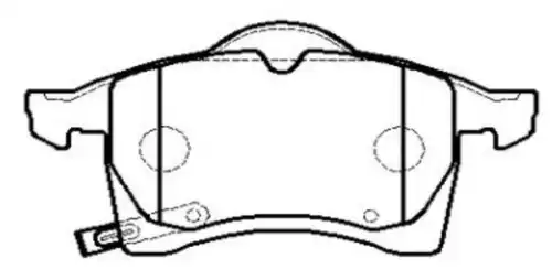 Тормозные колодки дисковые CTR CKG-42
