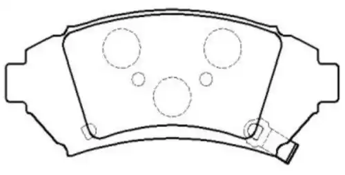 Тормозные колодки дисковые CTR CKG-48