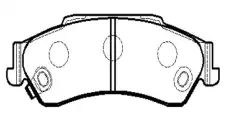 Тормозные колодки дисковые CTR CKG-50