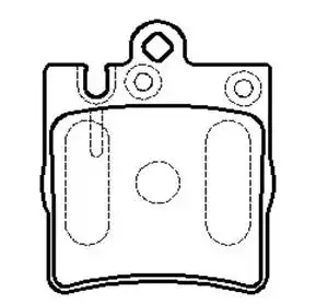 Тормозные колодки дисковые HSB HP9533
