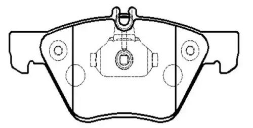 Тормозные колодки дисковые CTR CKBZ-33