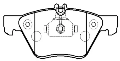Тормозные колодки дисковые CTR CKBZ-34