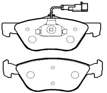 Тормозные колодки дисковые HSB HP9576
