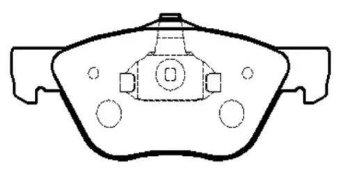 Тормозные колодки дисковые CTR CKFI-16