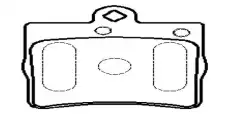 Тормозные колодки дисковые CTR CKBZ-35