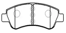 Тормозные колодки дисковые CTR CKPU-37