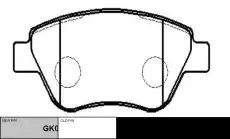 Тормозные колодки дисковые CTR CKFI-23