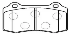 Тормозные колодки дисковые CTR CKBZ-37