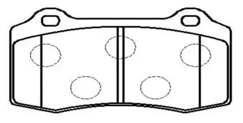 Тормозные колодки дисковые CTR CKBZ-37
