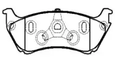 Тормозные колодки дисковые CTR CKBZ-39
